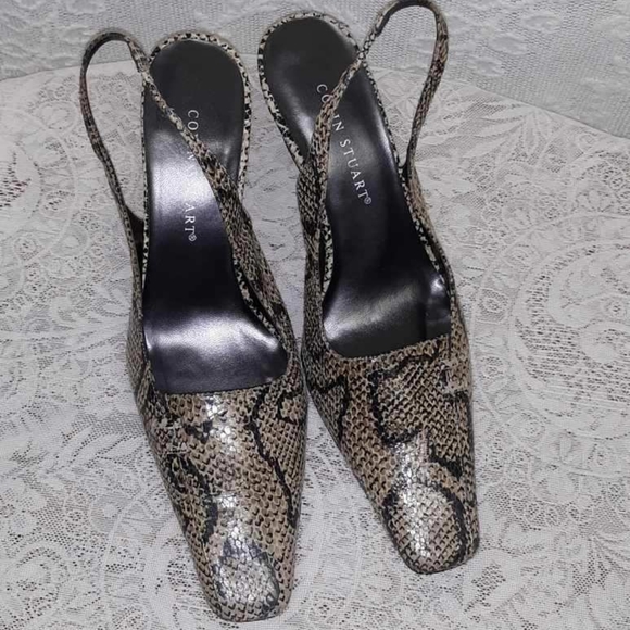 Colin Stuart size 7 1/2 M Slingback Heels - Picture 2 of 3